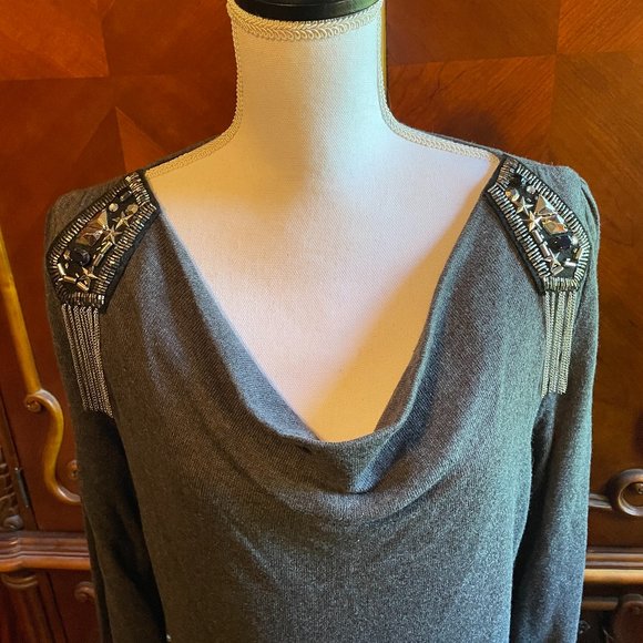 "a.n.a" Gray Sweater Dress - Picture 2 of 5